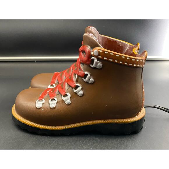 Hit The Trails Hiking Boots Scentsy Element Wax Warmer WORKS! RARE - Picture 2 of 10